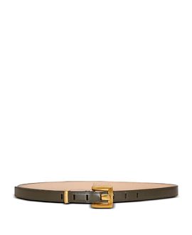 Balmain Balmain Anthem Smooth Leather Belt
