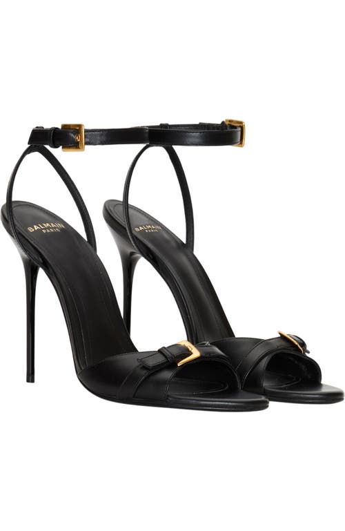 Balmain Balmain Anthem smooth leather sandals