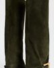 Balmain Balmain Anthem Suede Leather Boots Kaki Fonce - 4