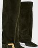 Balmain Balmain Anthem Suede Leather Boots Kaki Fonce - 5