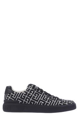 Balmain Balmain B-Court Monogram Low Top Sneaker