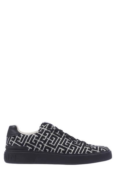 Balmain Balmain B-Court Monogram Low Top Sneaker