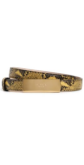 Balmain Balmain Balmain Python-Effect Belt Mimosa