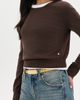 Balmain Balmain Balmain Python-Effect Belt Mimosa - 3