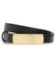 Balmain Balmain Balmain Smooth Leather Belt Noir - 1