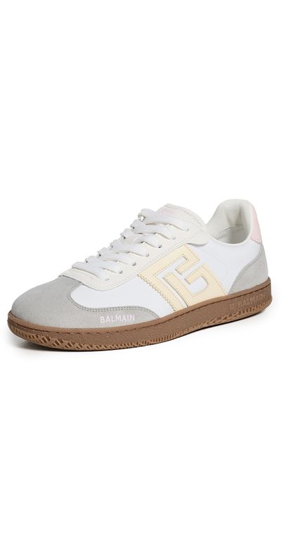 Balmain Balmain Balmain Swan Sneakers G91- G91 Blanc/Vanille/Beige