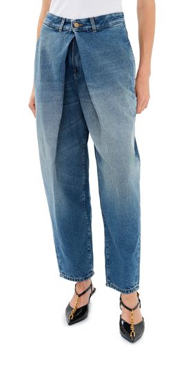 Balmain Balmain Barrel Denim Jeans Bleu Jean