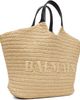 BALMAIN BALMAIN Beige 'BALMAIN' Crochet Tote - 2