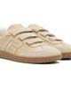 BALMAIN BALMAIN Beige 'Balmain Swan' Suede Sneakers - 4
