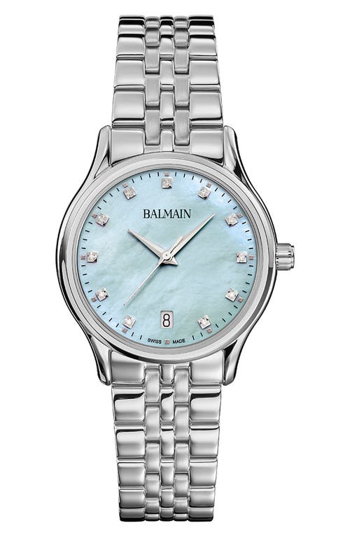 Balmain Balmain Beleganza Diamond & Mother-of-Pearl Bracelet Watch, 32mm