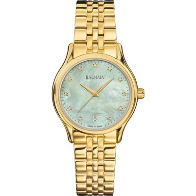 Balmain Balmain Beleganza Mother-of-Pearl & Diamond Bracelet Watch, 32mm