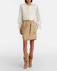 Balmain Balmain Belted cotton gabardine midi skirt - 2
