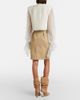 Balmain Balmain Belted cotton gabardine midi skirt - 6