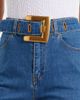 Balmain Balmain Belted high-rise cropped jeans - 3