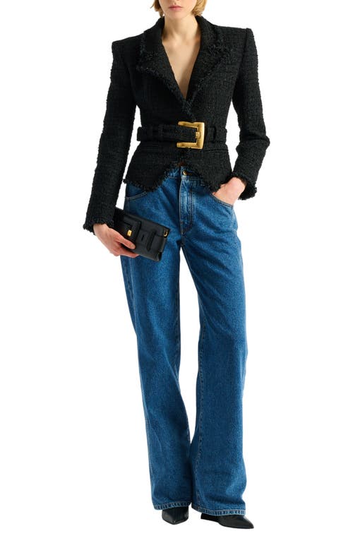 Balmain Balmain Belted tweed jacket