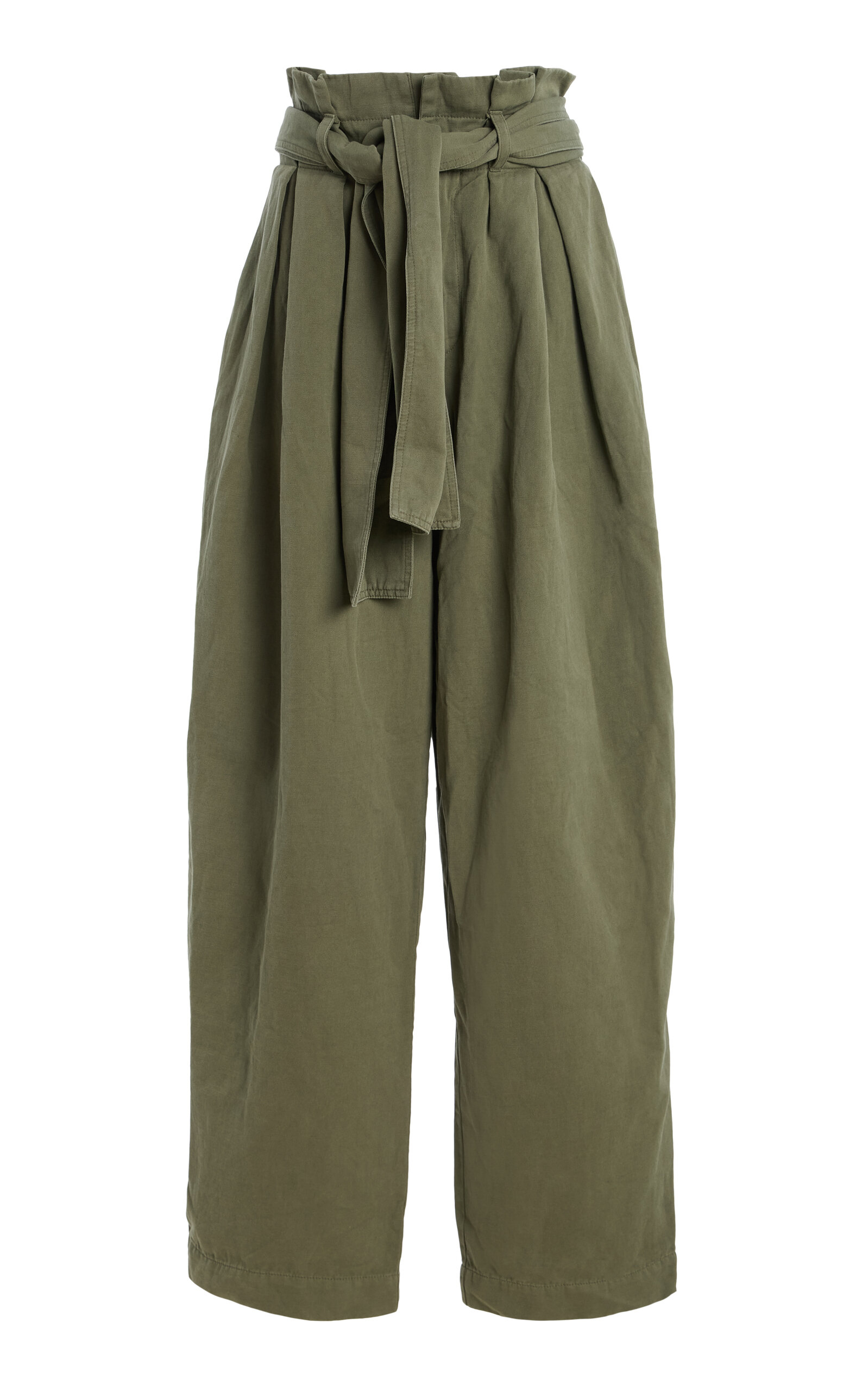 Balmain Balmain Belted Twill Pants