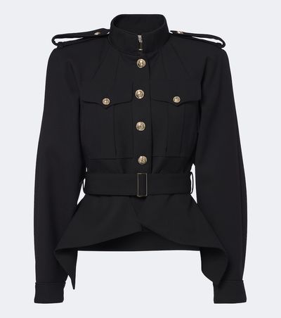 Balmain Balmain Belted wool jacket