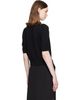 BALMAIN BALMAIN Black 3-Button Wool Polo - 3