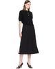 BALMAIN BALMAIN Black 3-Button Wool Polo - 4