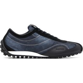 BALMAIN BALMAIN Black & Blue Racing Sneakers