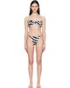 BALMAIN BALMAIN Black & White Bandeau Bikini - 1