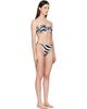 BALMAIN BALMAIN Black & White Bandeau Bikini - 2
