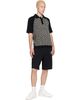 BALMAIN BALMAIN Black & White Monogram Cotton Linen Knit Polo - 4