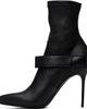 BALMAIN BALMAIN Black Anthem Stretch Leather Ankle Boots - 3