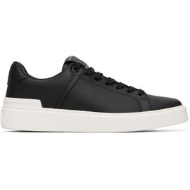BALMAIN BALMAIN Black B-Court Calfskin Sneakers