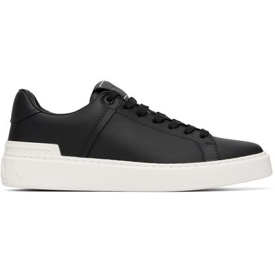 BALMAIN BALMAIN Black B-Court Calfskin Sneakers