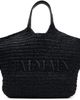 BALMAIN BALMAIN Black 'BALMAIN' Crochet Tote - 1