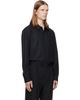 BALMAIN BALMAIN Black 'Balmain Paris' Cotton Poplin Shirt - 2