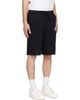 BALMAIN BALMAIN Black 'Balmain' Vine Print Sweat Shorts - 2