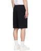 BALMAIN BALMAIN Black 'Balmain' Vine Print Sweat Shorts - 3