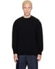 BALMAIN BALMAIN Black Buttoned Eco-Cashmere Knit Sweater - 1