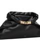 BALMAIN BALMAIN Black 'Dinner At 8' Medium Smooth Leather Clutch - 2
