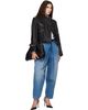 BALMAIN BALMAIN Black 'Dinner At 8' Medium Smooth Leather Clutch - 4
