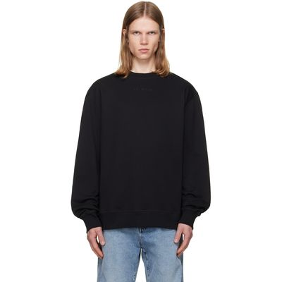 BALMAIN BALMAIN Black Embroidered 'Balmain Paris' Sweatshirt