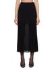 BALMAIN BALMAIN Black Flechage Midi Skirt - 1