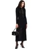 BALMAIN BALMAIN Black Flechage Midi Skirt - 4