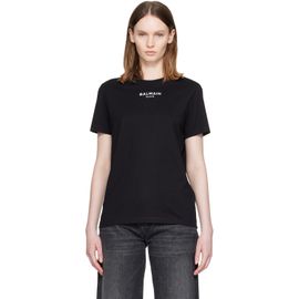 BALMAIN BALMAIN Black 'Givenchy Paris' Print T-shirt