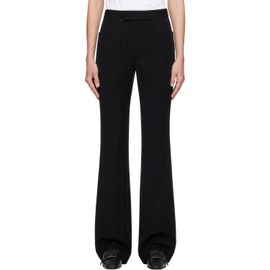 BALMAIN BALMAIN Black Grain De Poudre Tailored Trousers