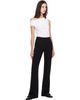 BALMAIN BALMAIN Black Grain De Poudre Tailored Trousers - 4