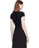 BALMAIN BALMAIN Black High Collar Knit Bodysuit - 3