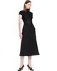 BALMAIN BALMAIN Black High Collar Knit Bodysuit - 5