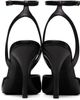 BALMAIN BALMAIN Black Leather Strappy Heels - 2