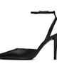 BALMAIN BALMAIN Black Leather Strappy Heels - 3