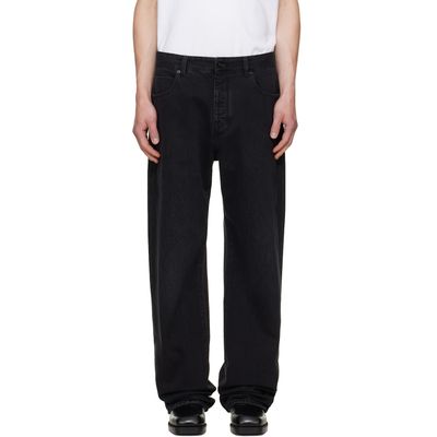 BALMAIN BALMAIN Black Loose-Fit Jeans