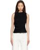 BALMAIN BALMAIN Black One Shoulder Top - 1