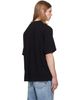BALMAIN BALMAIN Black Printed 'Balmain Flower' T-shirt - 3
